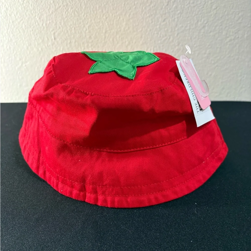 The Children’s Place Toddle Strawberry Bucket Hat Sun Hat Size 6 - 12 Months NWT